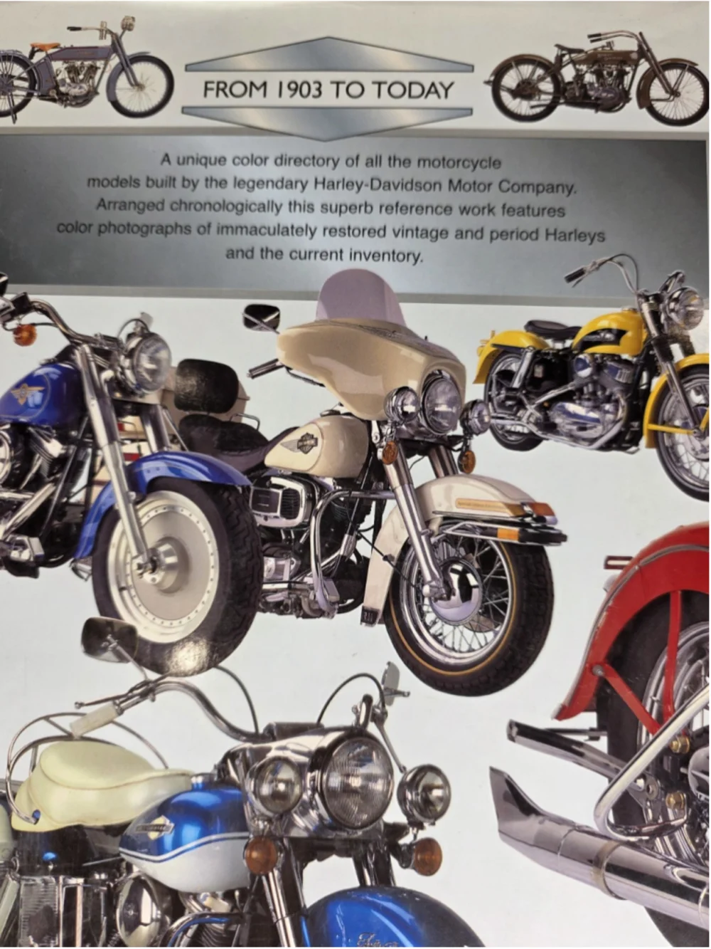 Complete Catalog Harley-Davidson Tod Rafferty 1997 Hardcover Motorcycle History